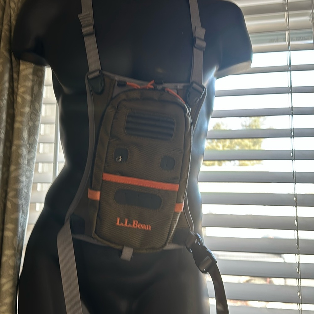 LL Bean fishing chest pack